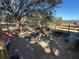 Outdoor wash area with a rubber mat and wooden posts at 17901 Coralwood Ln, Groveland, FL 34736