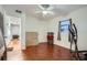 Bedroom with wood flooring and ceiling fan at 1817 W Grant St, Orlando, FL 32805