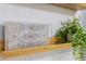 Decorative shelf with inspirational decor at 2182 Fleming Mist Pl, Kissimmee, FL 34747