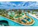 Aerial view of resort-style lazy river and mini golf at 2952 Protagonist St, Kissimmee, FL 34746