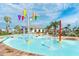Community splash pad with colorful water features for  at 2952 Protagonist St, Kissimmee, FL 34746