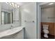 Clean bathroom with vanity, mirror and access to toilet at 3002 Clubview Dr, Orlando, FL 32822