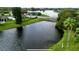 Arial view of property and lake at 3027 Eagle Lake Dr, Orlando, FL 32837