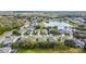 Aerial view of neighborhood by lake at 337 Fern Lake Dr, Orlando, FL 32825