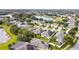 An aerial view of a residential community with houses and a lake, showcasing a serene and inviting place to call home at 337 Fern Lake Dr, Orlando, FL 32825