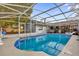 Inviting screened pool with patio furniture at 3717 Jericho Dr, Casselberry, FL 32707