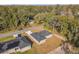 New construction home with a large backyard, next to another home with solar panels at 413 Ruby Ave, Deland, FL 32724