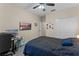 Bedroom with double closet and ceiling fan at 622 Glastonbury Dr, Orlando, FL 32825