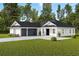 Newly constructed home with a two-car garage and manicured lawn at Tbd Sw 93 St, Dunnellon, FL 34432