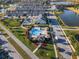 Aerial view of community pool and surrounding green space at 13715 Bressler Aly, Windermere, FL 34786