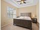 Bedroom with carpeted floors and ceiling fan at 14624 Clarkson Dr, Orlando, FL 32828