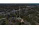 An aerial view of the property, marked with borders, and the surrounding neighborhood showcasing location at 2106 Cordova Dr, Sanford, FL 32771