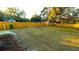 Large fenced backyard with grassy area at 2120 Waitman Ave, Leesburg, FL 34748