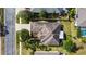 Aerial view of a house and yard at 2446 Leaning Pine Ln, Oviedo, FL 32765