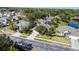 Aerial view of a house in a residential neighborhood at 2446 Leaning Pine Ln, Oviedo, FL 32765