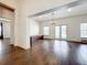 Bright dining room featuring hardwood floors and built-in bench seating at 2511 Madron Ct, Orlando, FL 32806