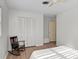 This sunny bedroom is carpet-free and features a large closet and windows for plenty of natural light at 2823 Cady Way, Winter Park, FL 32792