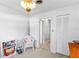 bedroom with white wicker chair and wooden desk at 2823 Cady Way, Winter Park, FL 32792