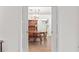 Dining room with wood table, hutch, and a view into the kitchen at 2823 Cady Way, Winter Park, FL 32792
