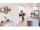 Modern kitchen features stainless steel appliances and an island at 2949 Muller Oak Loop, Ocoee, FL 34761