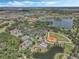 Aerial view of community amenities including tennis courts at 308 Vestrella Dr, Kissimmee, FL 34759