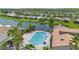 Community pool with spa and surrounding lounge area at 308 Vestrella Dr, Kissimmee, FL 34759