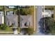 Aerial view of two houses and neighborhood at 405 Kehoe Blvd, Orlando, FL 32825