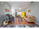 Cozy living room featuring a comfortable couch and a yellow cabinet at 405 Kehoe Blvd, Orlando, FL 32825