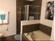 Bathroom features a shower, bathtub, and double vanity at 4126 Hedge Maple Pl, Winter Springs, FL 32708