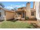 Backyard with screened porch and wooden deck, perfect for outdoor relaxation at 447 Stanton Pl, Longwood, FL 32779