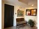 Elegant entryway with seating and artwork at 5550 E Michigan St # 2223, Orlando, FL 32822