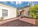 Front entry with walkway and Spanish style architecture at 706 Santa Cruz Ln, Howey In The Hills, FL 34737