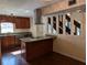 Kitchen with island, granite countertops, and stainless steel appliances at 800 Lake Marion Dr, Altamonte Springs, FL 32701