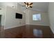 Bright living room with hardwood floors and a high ceiling at 800 Lake Marion Dr, Altamonte Springs, FL 32701