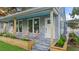 Inviting front porch with stone accents and wooden planters at 806 Palmer St, Orlando, FL 32801