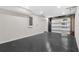 Spacious garage with epoxy flooring and an overhead door at 806 Palmer St, Orlando, FL 32801