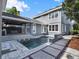 Private pool and patio, steps from the home at 8758 Pinter St, Orlando, FL 32827