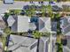 Aerial view of house with private pool at 8758 Pinter St, Orlando, FL 32827