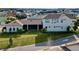 Two-story house with attached garage and fenced backyard, viewed from above at 9062 Sperry St, Orlando, FL 32827