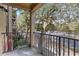 Private balcony overlooking the parking lot at 911 N Orange Ave # 214, Orlando, FL 32801