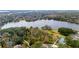 Aerial view shows the property's waterfront location and community amenities at 914 Shadowmoss Dr, Winter Garden, FL 34787