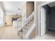 Interior view of a staircase leading to the second floor at 1407 Retreat Cir, Clermont, FL 34714