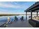 Relaxing dockside seating with lake views and boat access at 15863 Burch Island Ct, Winter Garden, FL 34787