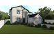 Beautiful two-story home featuring manicured lawn, modern design, and an attached two car garage at 1700 Underwood Ave, St Cloud, FL 34771