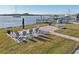 Relaxing patio area with seating and waterfront views at 2100 N Peninsula Ave # 1030, New Smyrna Beach, FL 32169