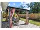 Private backyard patio with gazebo and pavers at 2501 Center Ave, Orlando, FL 32806