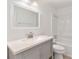 Simple bathroom with a bathtub and a vanity at 2779 Prince John Rd, Winter Park, FL 32792