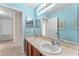 Shared bathroom with double vanity at 308 Willowbay Ridge St, Sanford, FL 32771