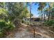 Backyard view of home with surrounding trees and landscaping at 360 Gleneagles Dr, New Smyrna Beach, FL 32168