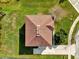 Top-down view of house and driveway at 413 Country Cottage Ln, Winter Garden, FL 34787